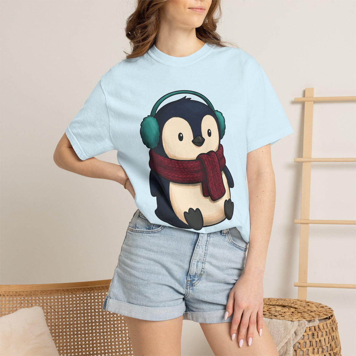 Penguin Shirt Animals Frost Unisex Gift Whimsical Tee product image 9