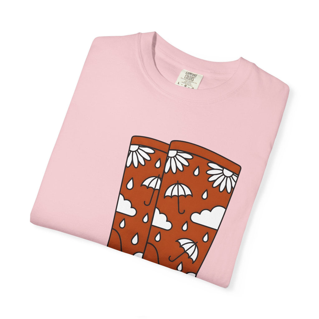 Rain Footwear Shirt Easter Nature Gift Women Fun Tee Boots product image 11