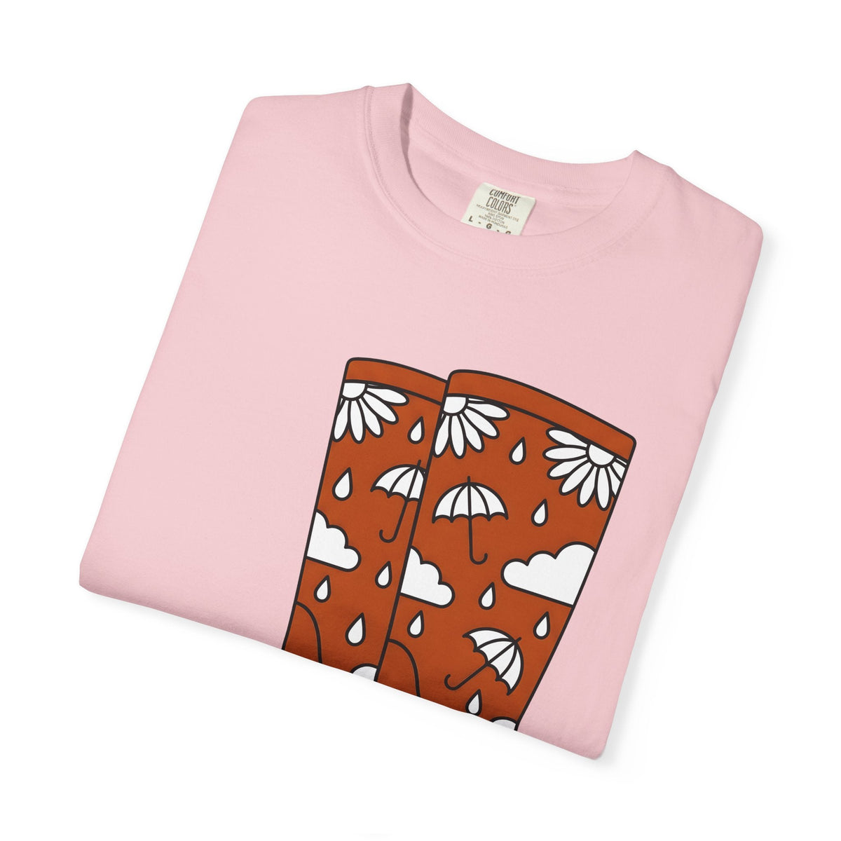 Rain Footwear Shirt Easter Nature Gift Women Fun Tee Boots product image 11