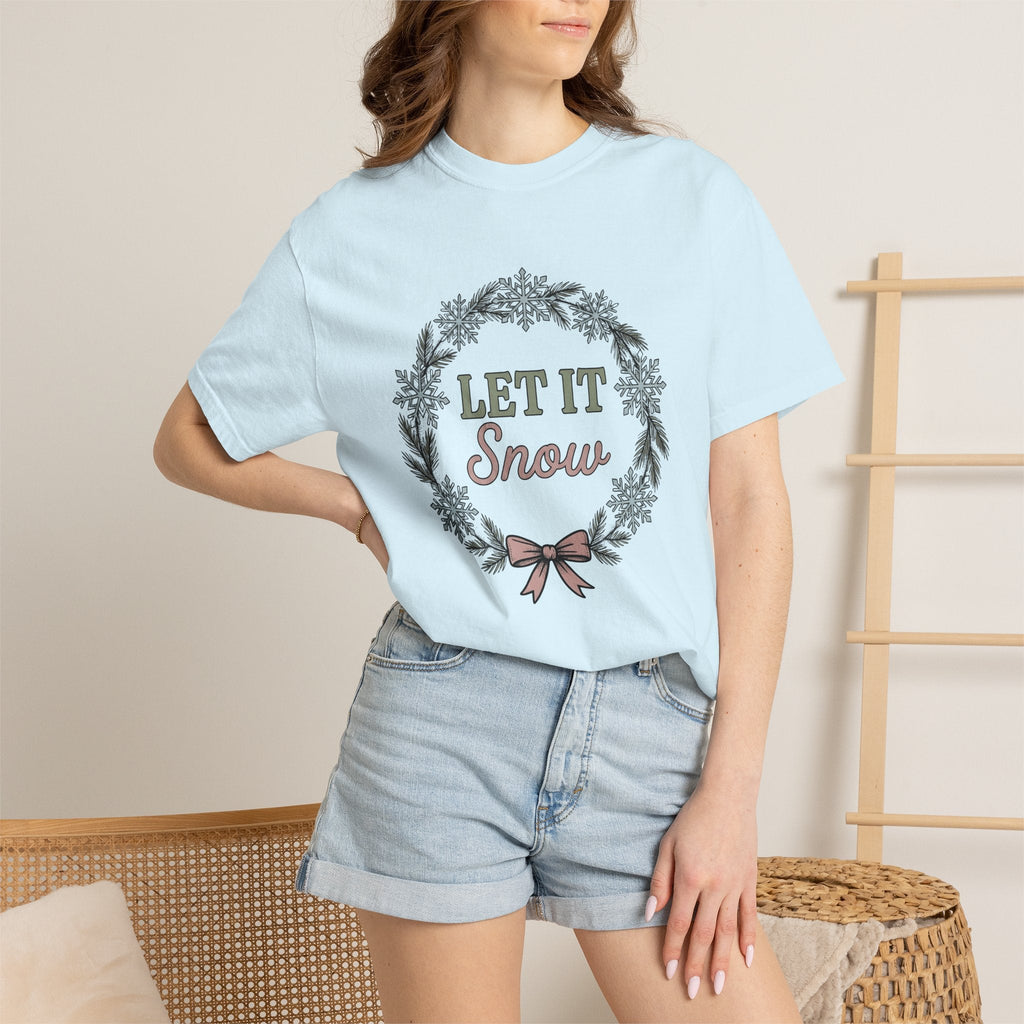 Snowflake Ring Shirt Christmas Cold Unisex Gift Cartoon Tee Jewelry T-Shirt Xmas