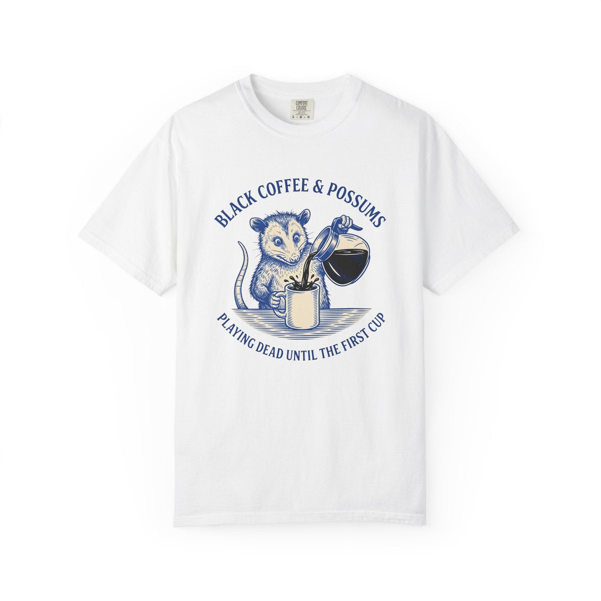 Opossum Coffee Mug Shirt Coffee Wildlife Unisex Gift Retro Tee Possum T-Shirt