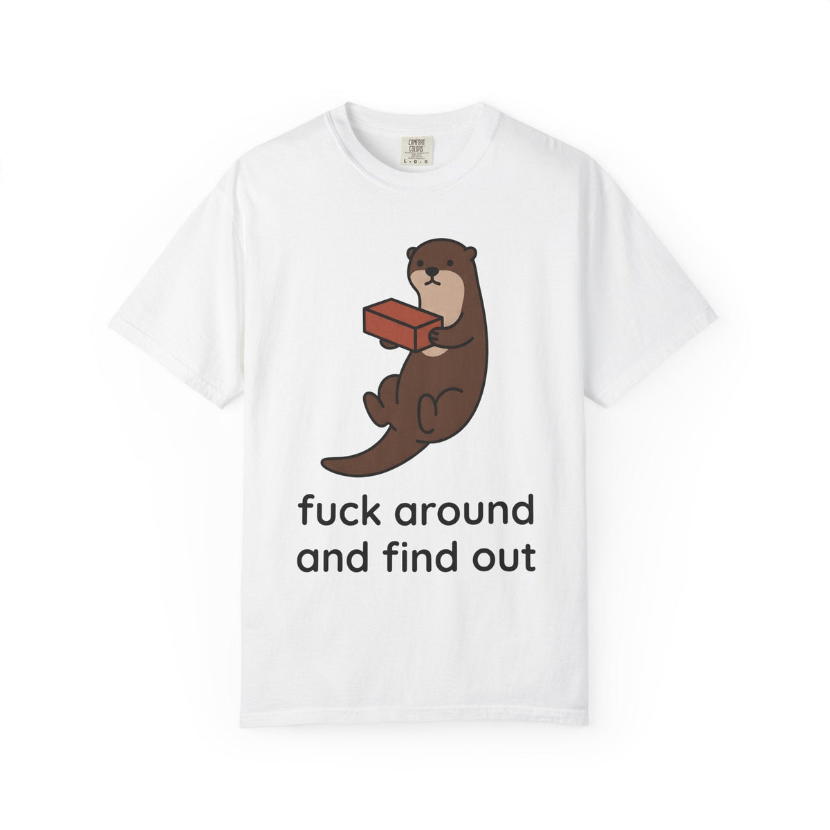Otter Art Shirt Funny Critter Unisex Gift Graphic Tee product image 1