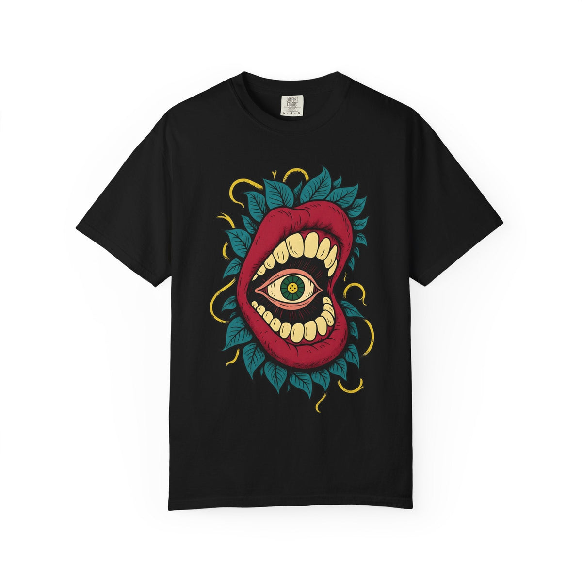 Surreal Mouth Eye Shirt Boho Chic Gothic Gift Women Tattoo product image 4