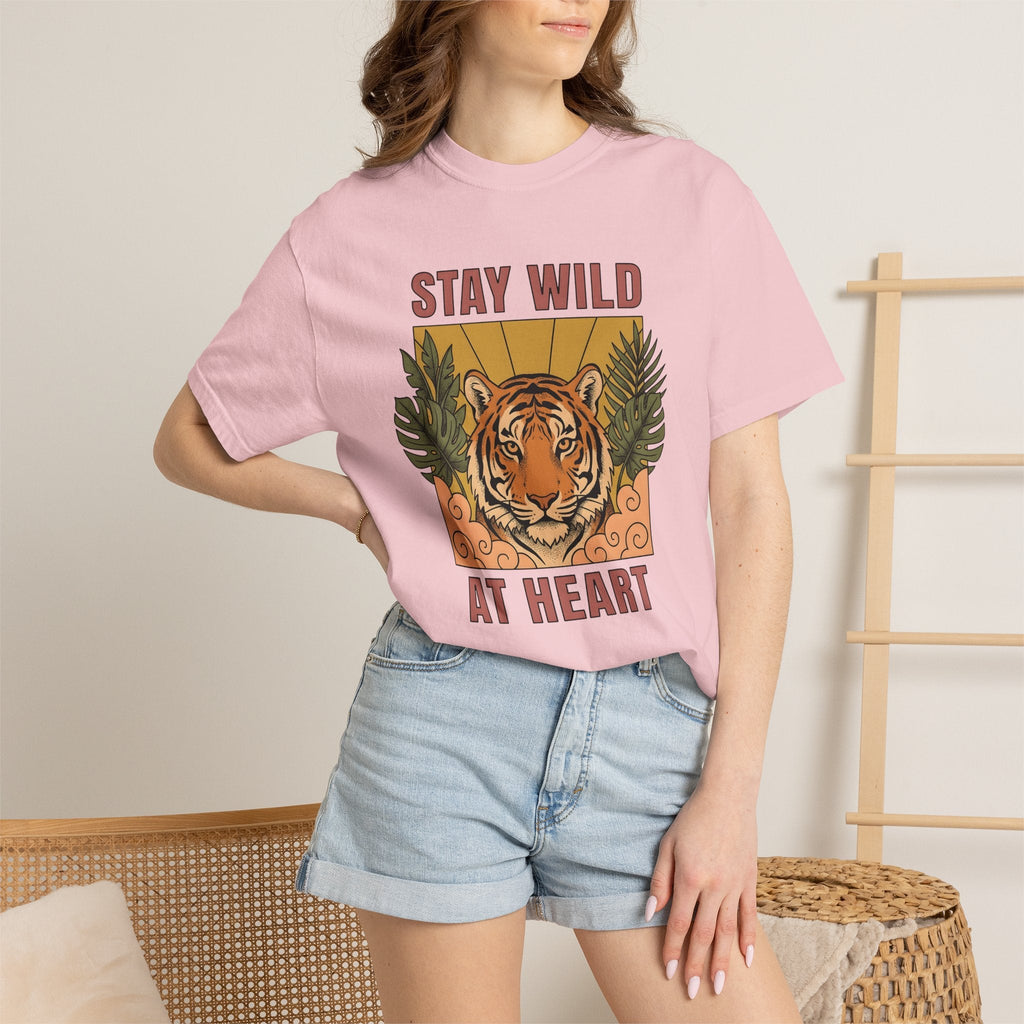 Tiger Face Shirt Animal Nature Gift Women Boho Tee T-Shirt product image 12