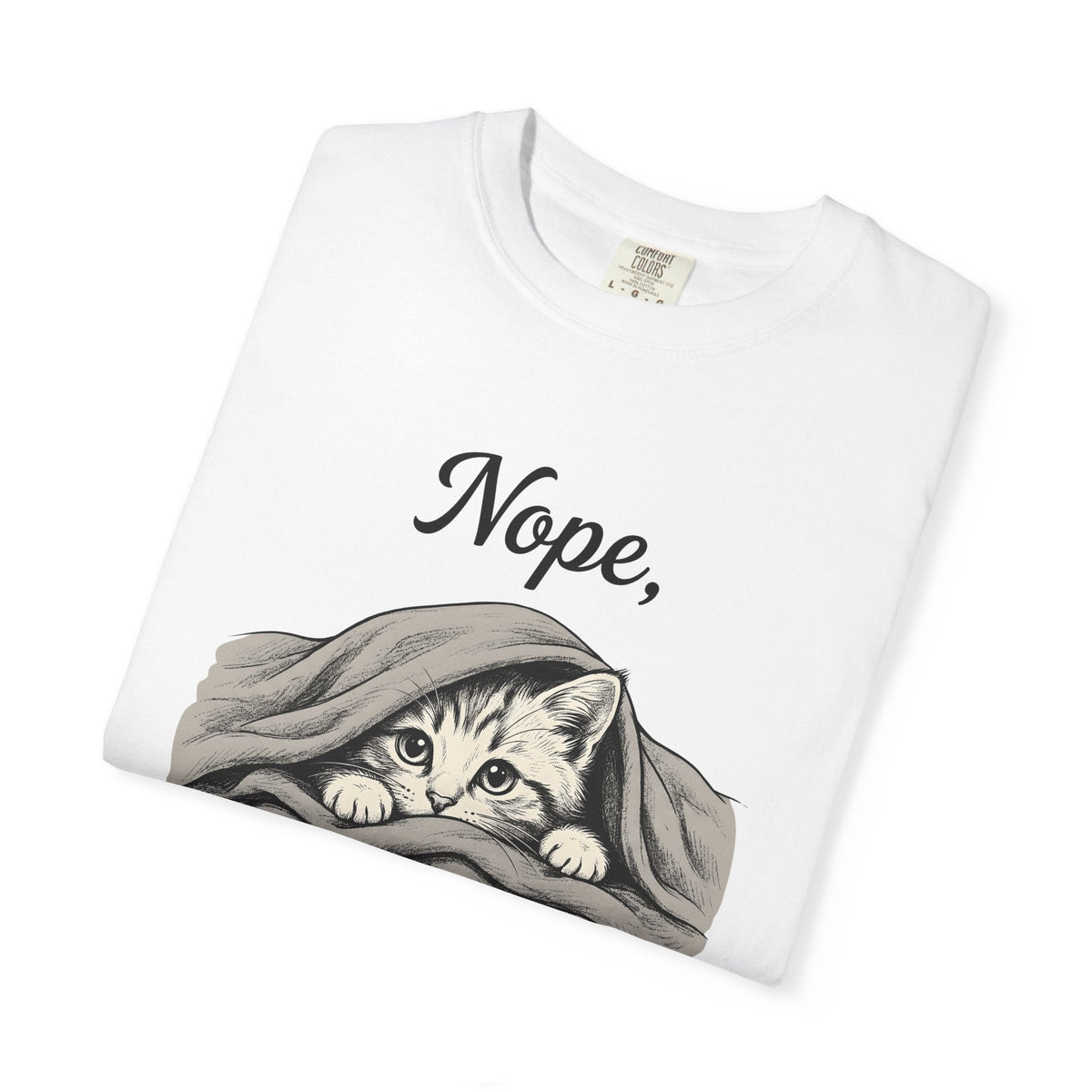 Kitty Fleece Shirt Cat Funny Unisex Gift Line Art Tee product image 5