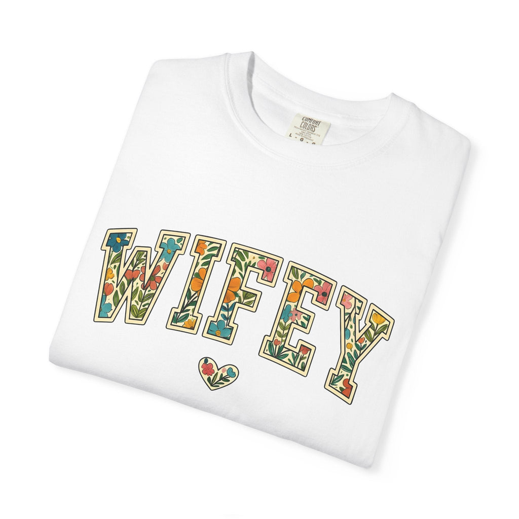 Flower Lettering Shirt Mom Bridal Gift Women Rustic Tee product image 5