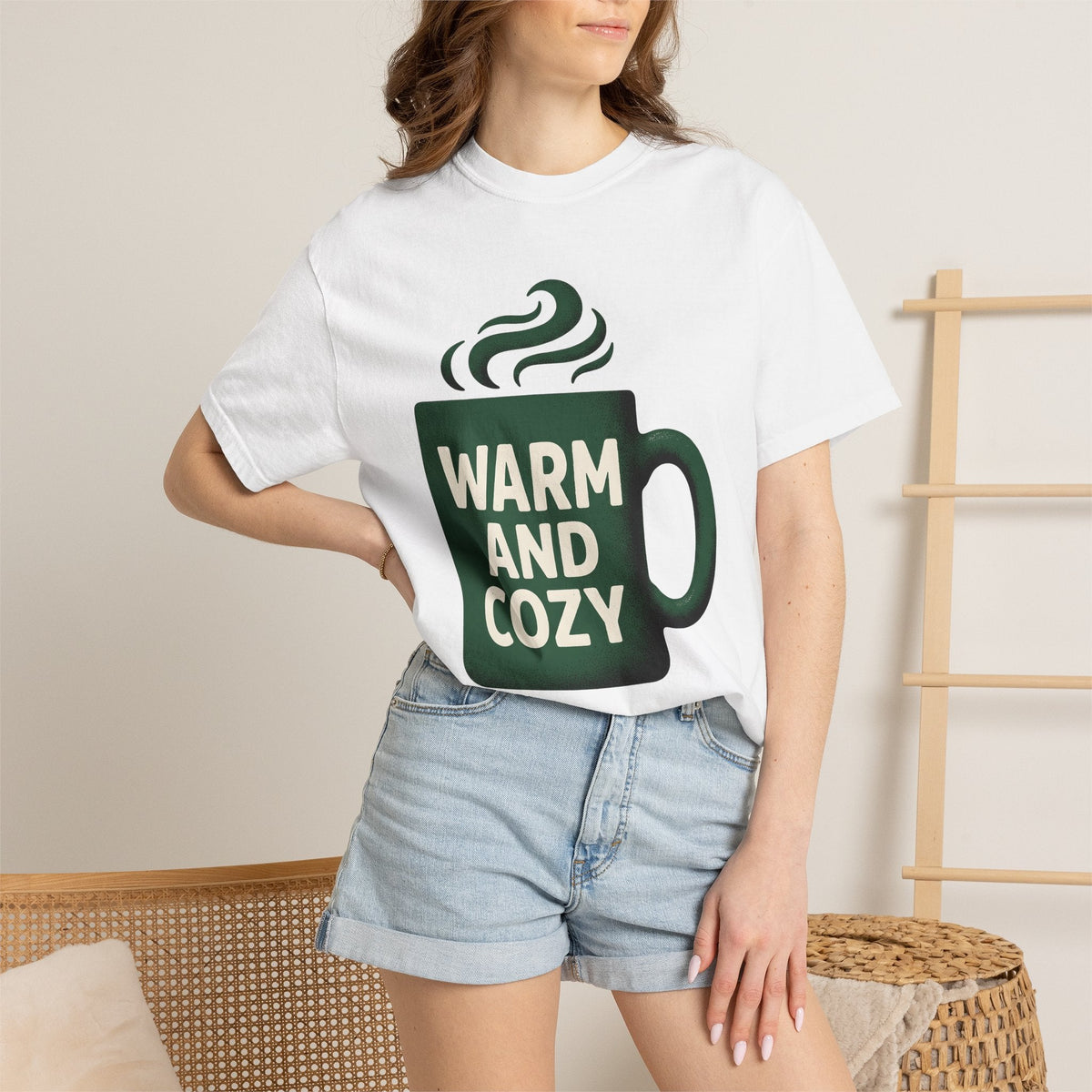 Tea Mug Shirt Christmas Latte Unisex Gift Farmhouse Tee Coffee Mug T-Shirt Xmas