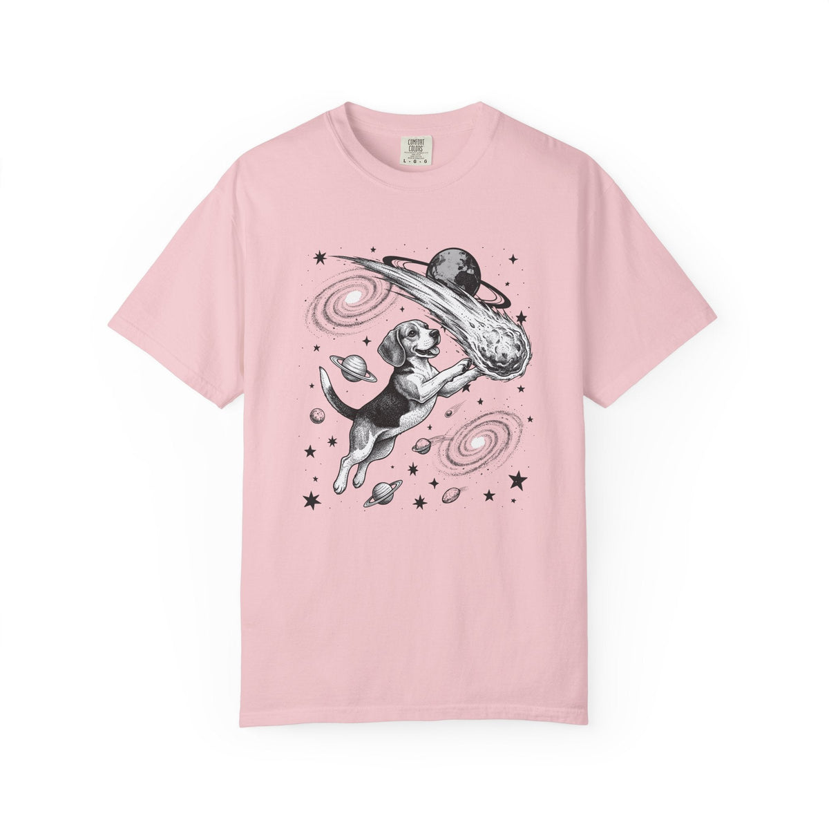 Beagle Rocket Shirt Dog Cosmos Gift Women Retro Tee Hound product image 3