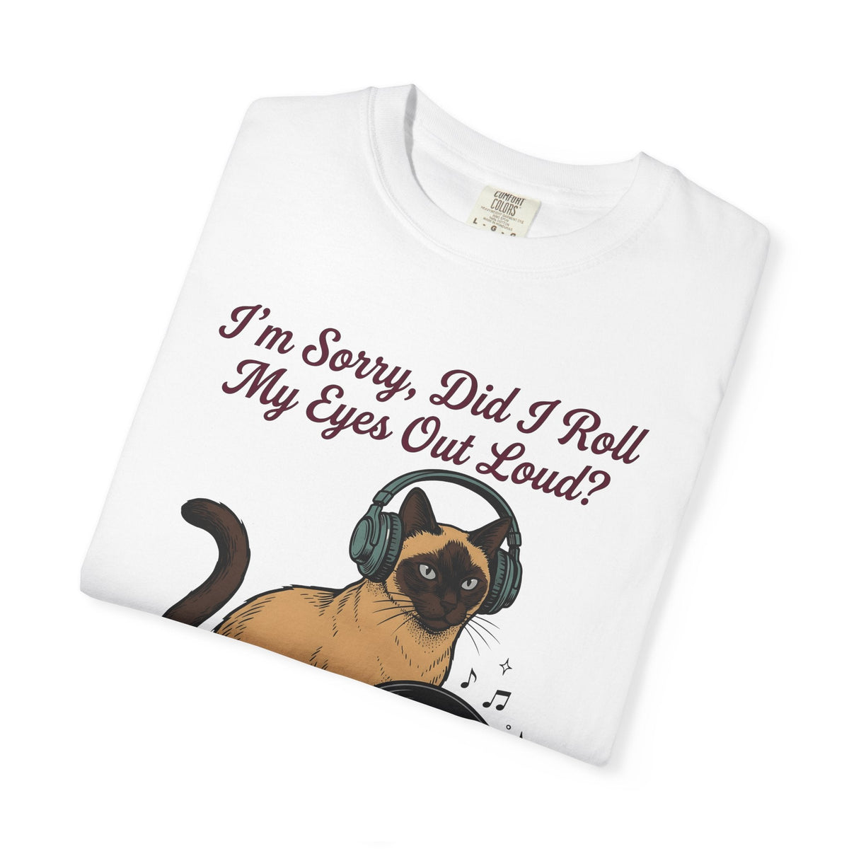 Siamese Pet Shirt Cat Unisex Gift Sound Illustrative Tee product image 5