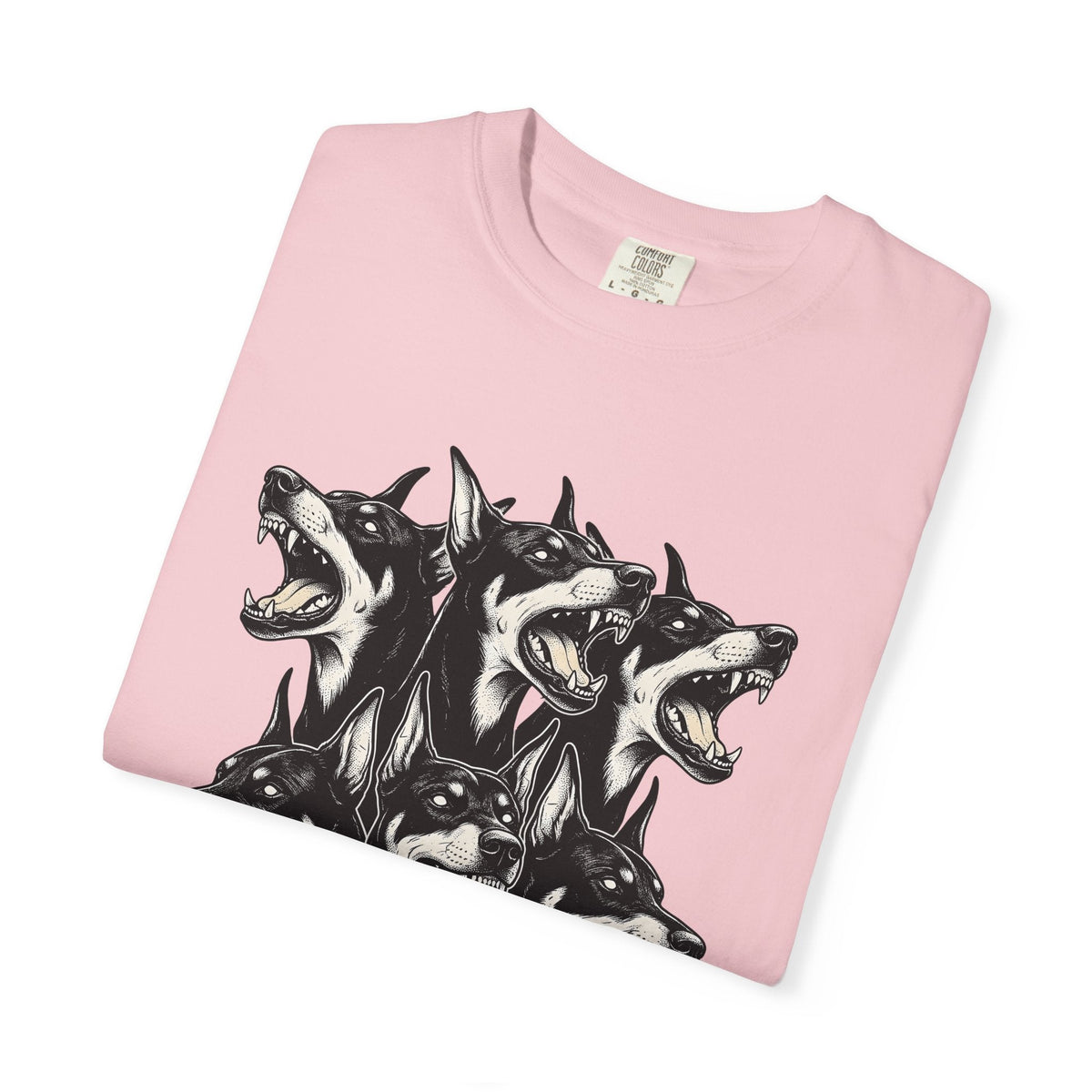 Doberman Puppy Shirt Dog Goth Unisex Gift Old School Tee product image 11