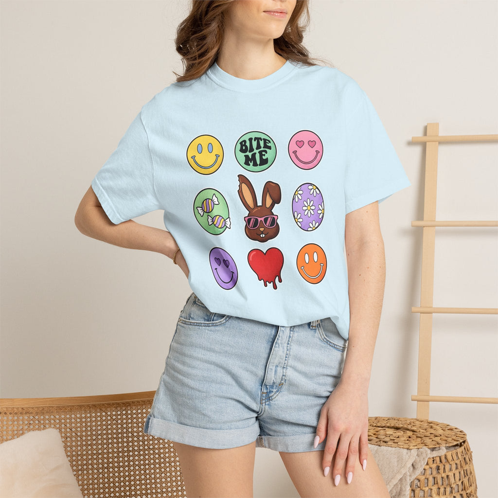 Cocoa Bunny Shirt Easter Treats Unisex Gift Cartoon Tee product image 9