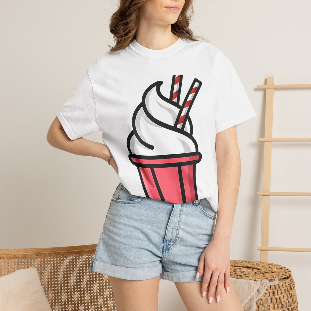 Frozen Dessert Shirt Desserts Gourmet Unisex Gift Line Art product image 6