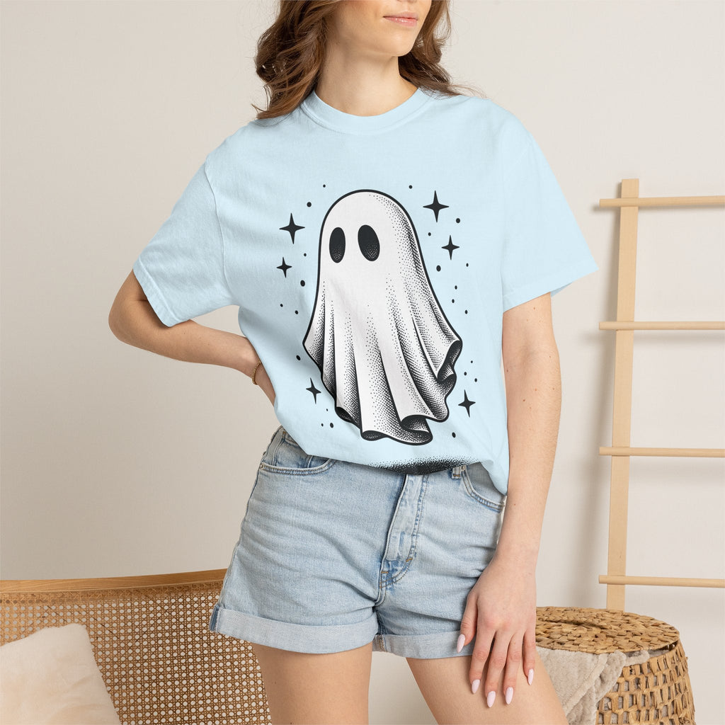 Ghost Graphic Shirt Halloween Spooky Unisex Gift Vintage product image 10