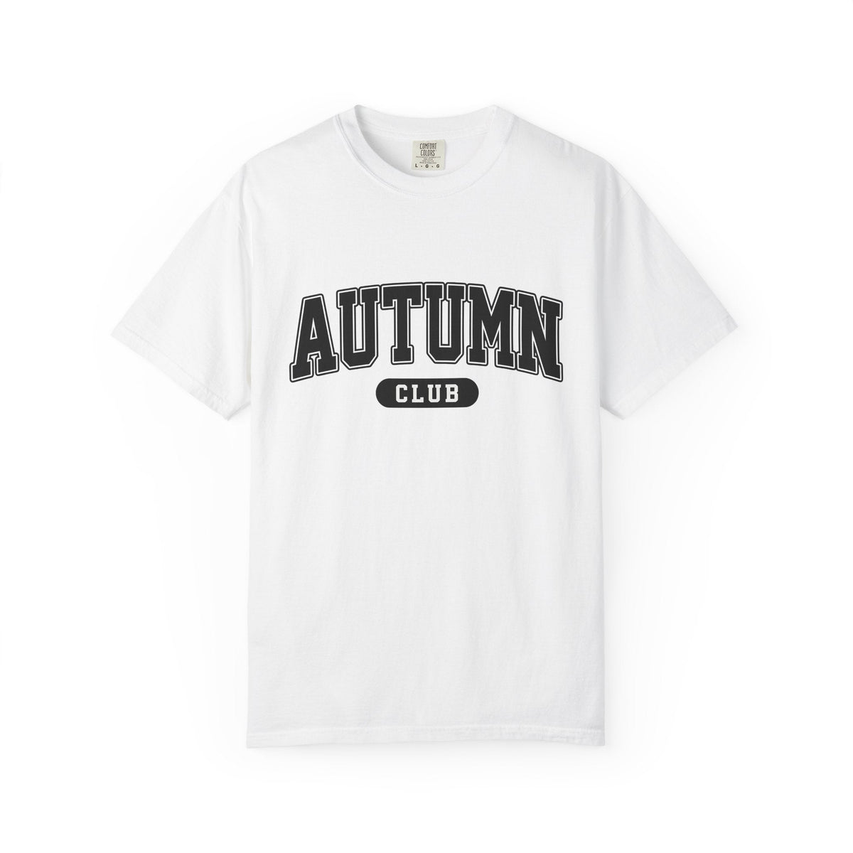 Varsity Pumpkin Lettering Hand-Drawn T-Shirt – Fall product image 1