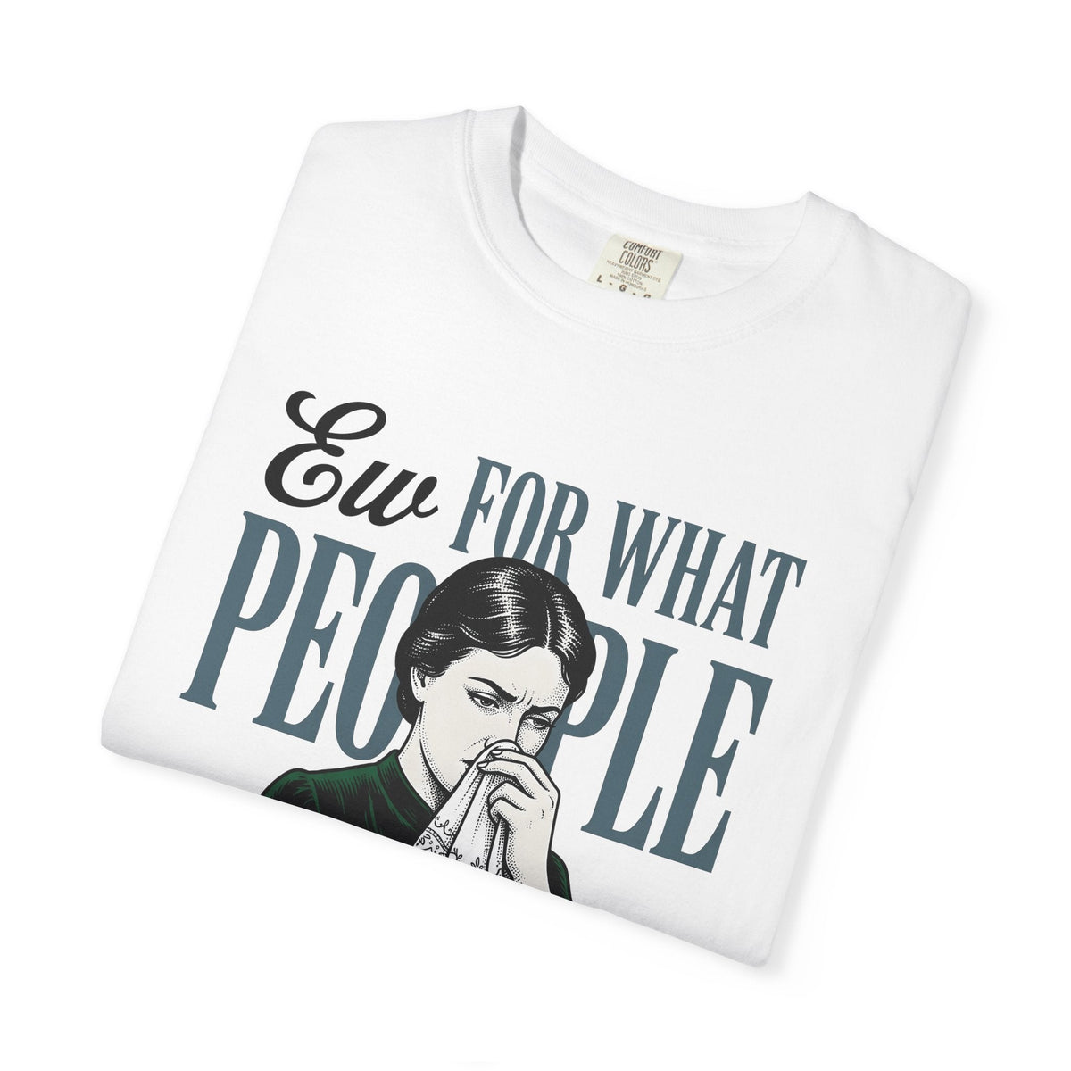 Vintage Female Drawing Shirt Sarcasm Quiet Unisex Gift product image 5