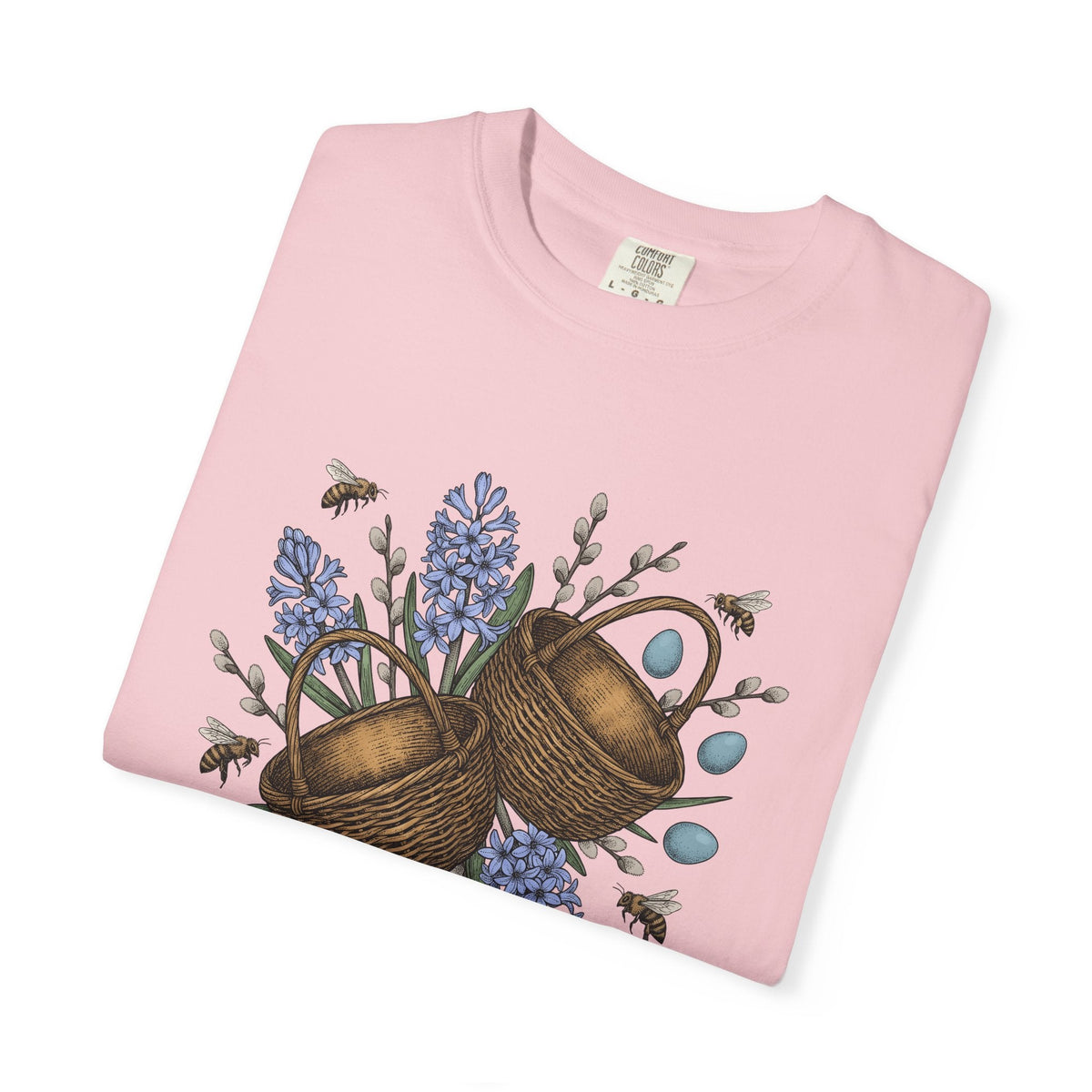 Rattan Basket Shirt Easter Plants Unisex Gift Flower Tee product image 11