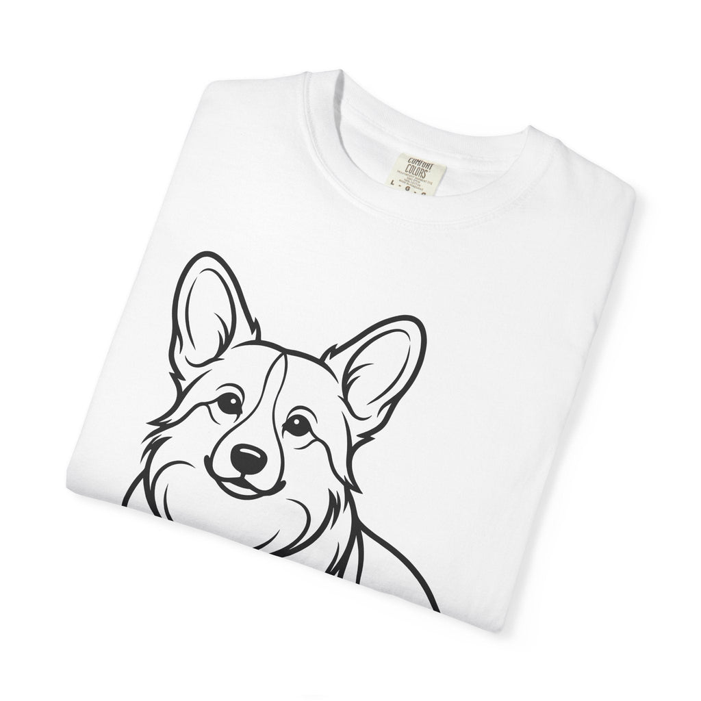 Corgi Dog Shirt Fauna Unisex Gift Cartoon Tee Puppy T-Shirt product image 5