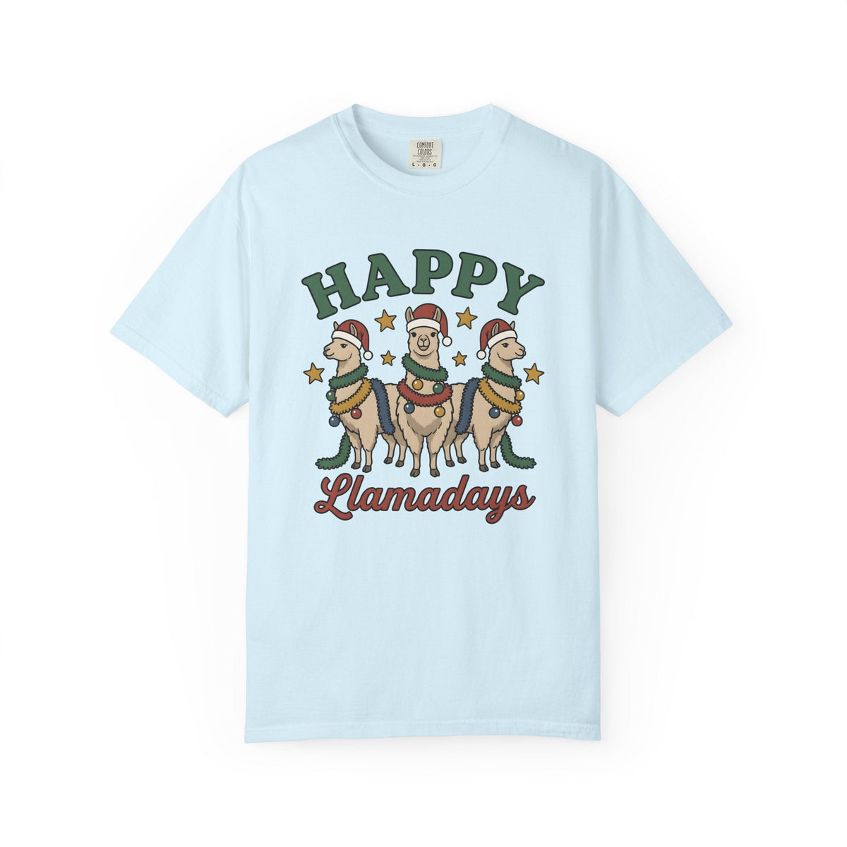 Llama Set Shirt Christmas Pet Unisex Gift Comic Tee Alpaca product image 2