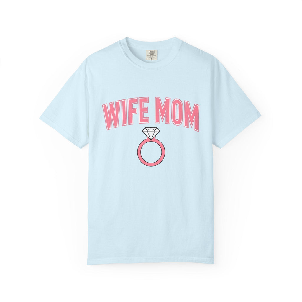 Diamond Ring Shirt Moms Family Gift Women Bold Tee Engagement Ring T-Shirt Mother Fan Bridal Tshirt Family Graphic Minimalist Jewelry Tshirt