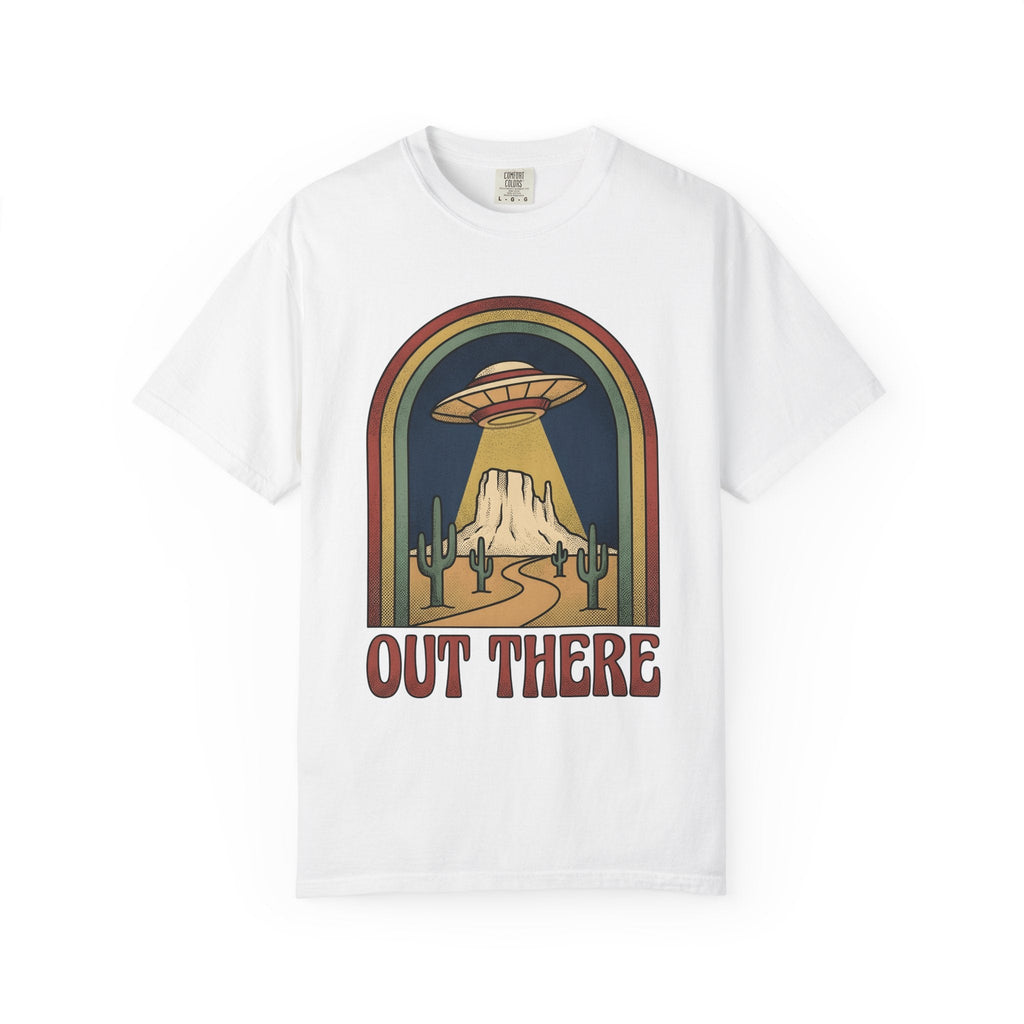 Flying Saucer Desert Shirt Alien Hiking Unisex Gift Hand product image 1