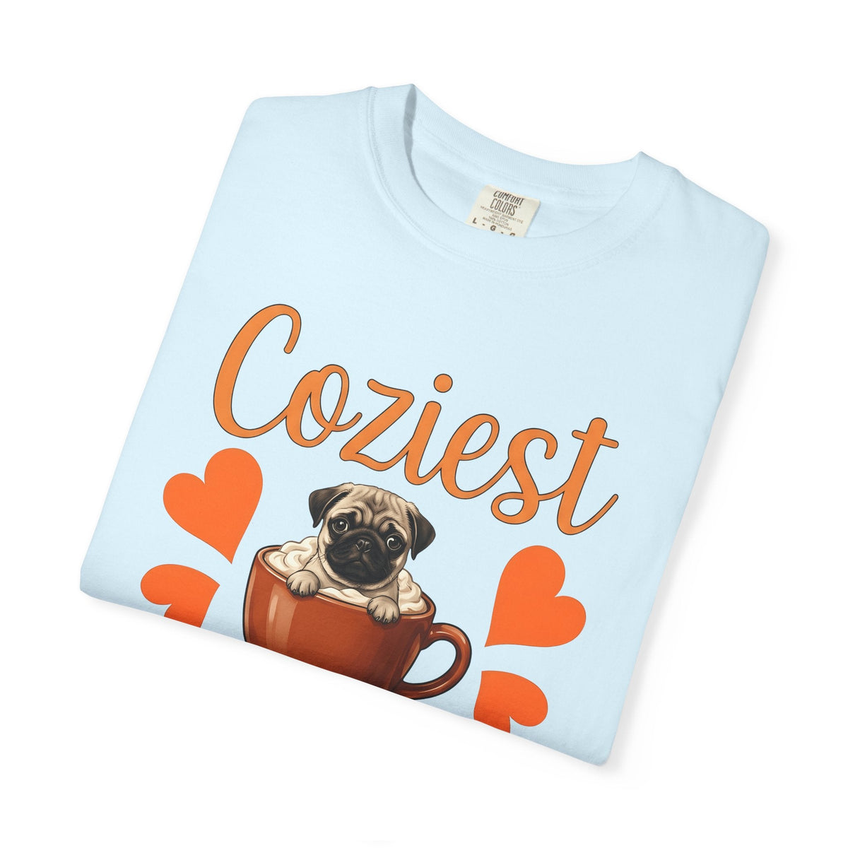 Pug Coffee Cup Shirt Dog Coffee Unisex Gift Cute Tee Coffee Mug T-Shirt Dog Fan