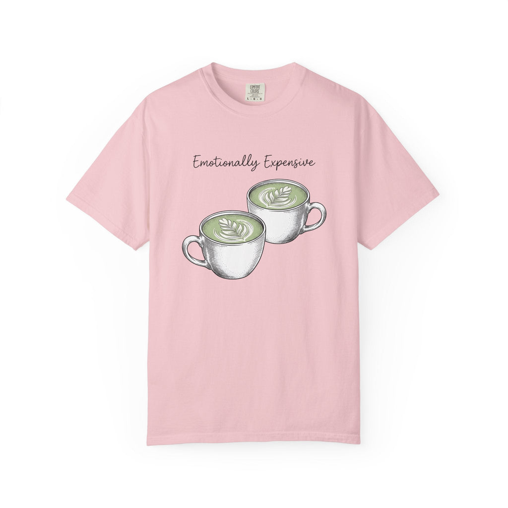 Matcha Latte Cups Shirt Coffee Foodie Unisex Gift Hand Drawn Tee Green Tea Cup