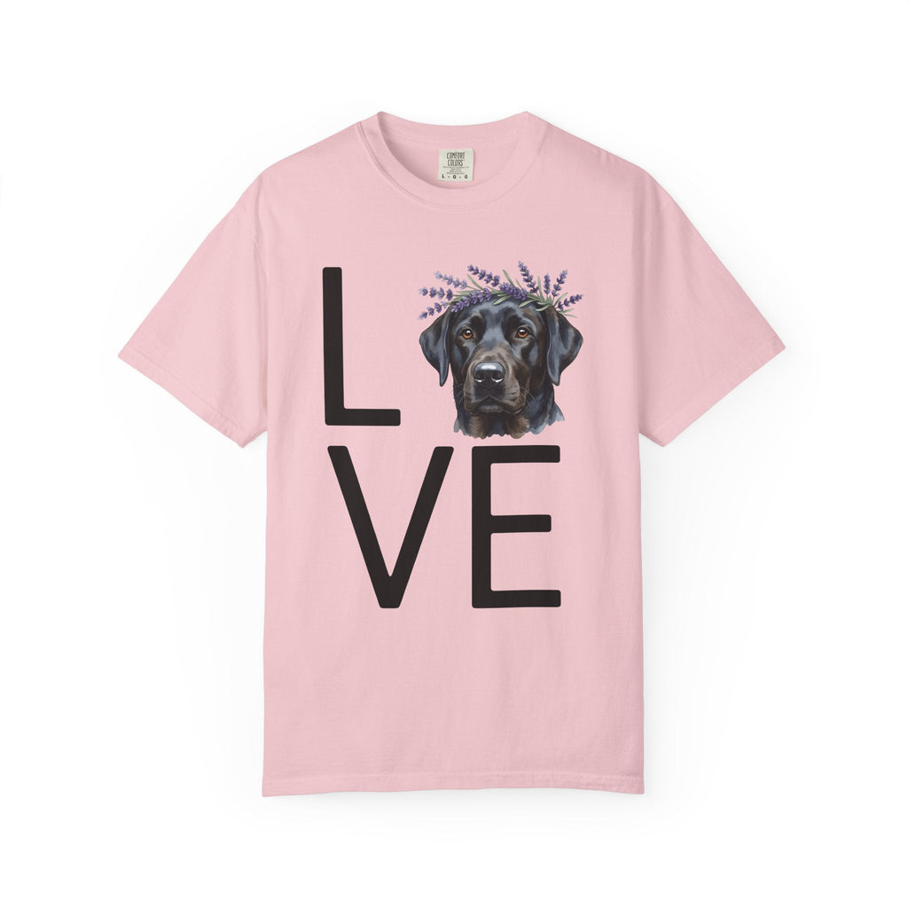 Labrador Dog Shirt Animals & Flowers Canine Unisex Gift product image 3