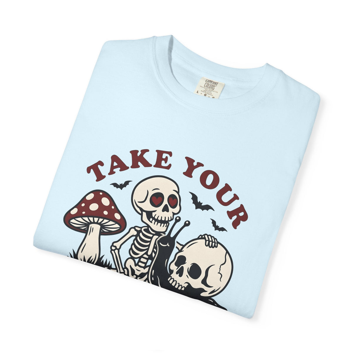 Skull Snail Shirt Halloween Alternative Unisex Gift Comic product image 9