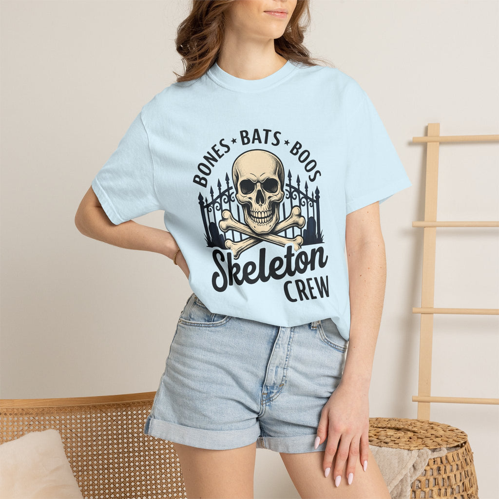 Skeleton Crossbones Shirt Halloween Gothic Unisex Gift product image 7