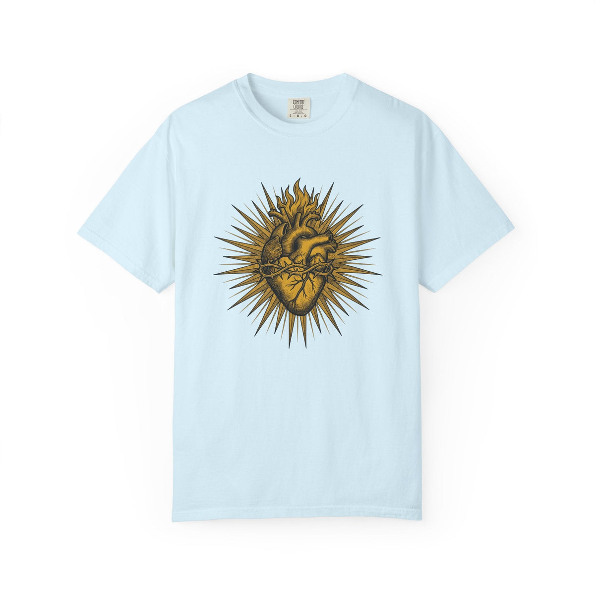 Sacred Heart Shirt Spiritual Gift Women Tattoo Tee T-Shirt product image 2