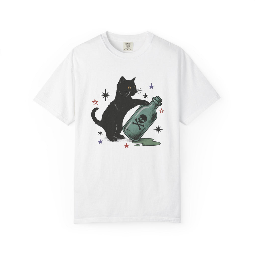 Black Feline Shirt Cat Occult Unisex Gift Neo Traditional product image 1