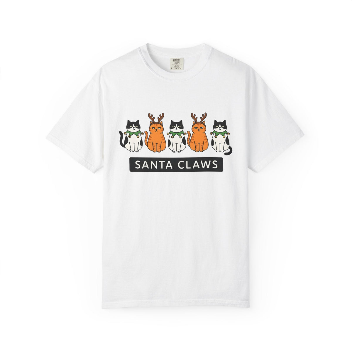 Holiday Cats Shirt Christmas Animal Unisex Gift Comic Tee product image 1