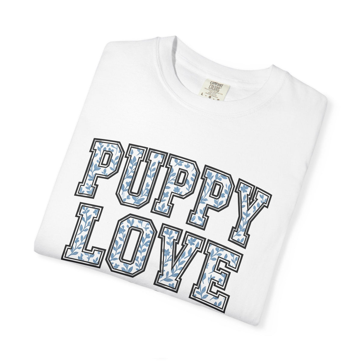Floral Varsity Text Shirt Dog Unisex Gift Bold Tee product image 5