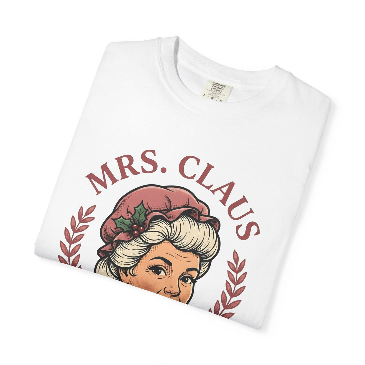 Mrs Claus Shirt Christmas Sweets Gift for Women Hand Drawn product image 5
