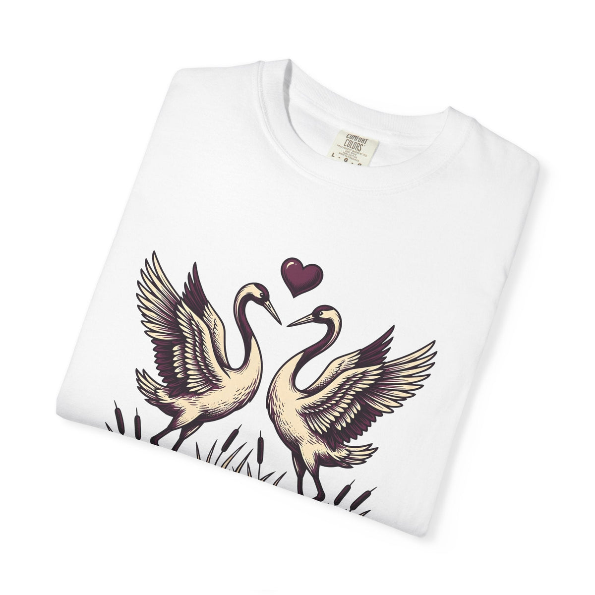 Stork Birds Shirt Animals Outdoors Unisex Gift Antique Tee product image 5
