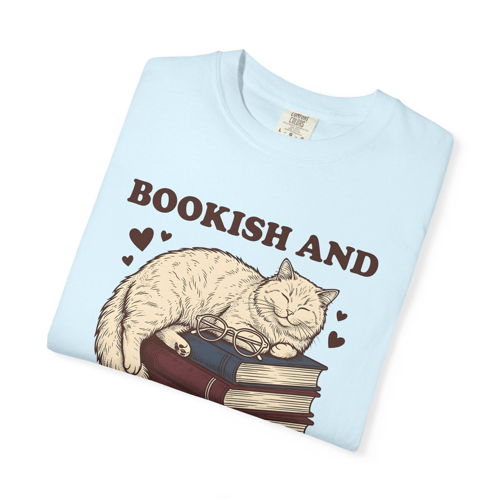 Kitten Novels Shirt Cat Reader Gift Women Retro Tee Novel product image 8