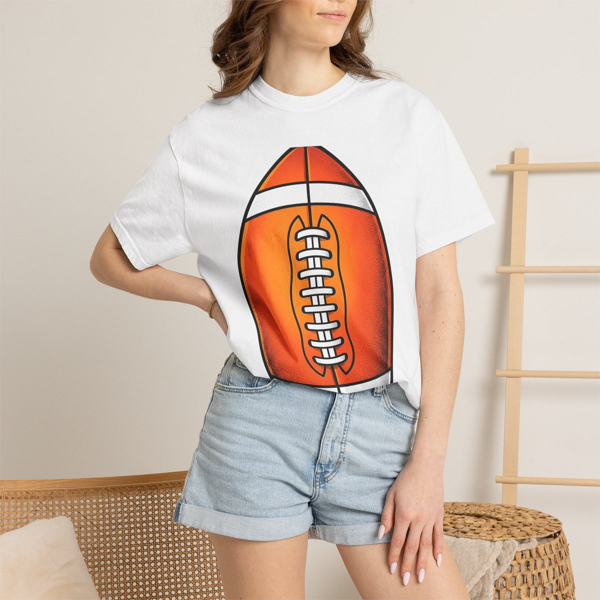 Football Ball Shirt Sports Athletics Unisex Gift Minimalist product image 6