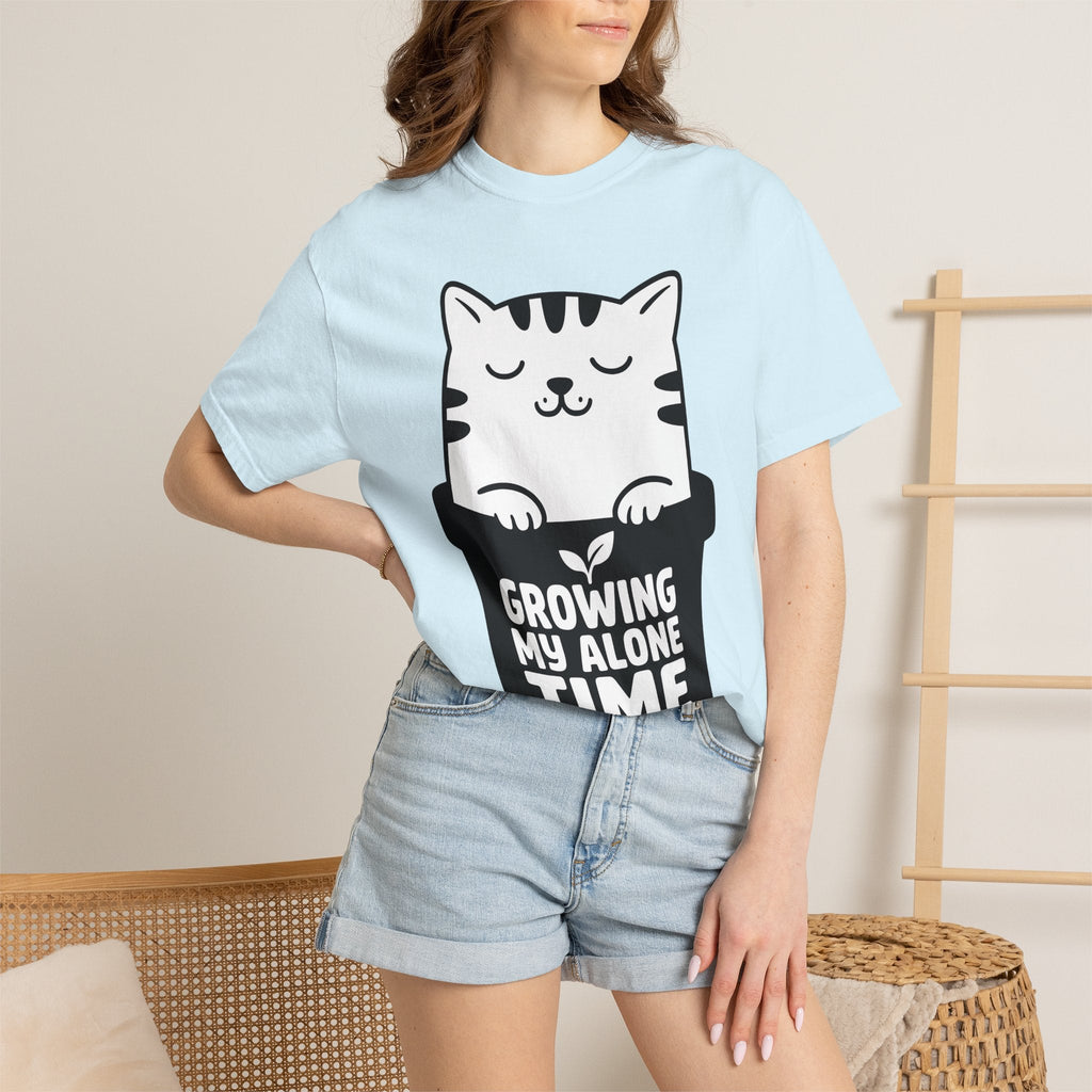 Kitten Pot Shirt Cat Shy Unisex Gift Adorable Tee T-Shirt product image 9