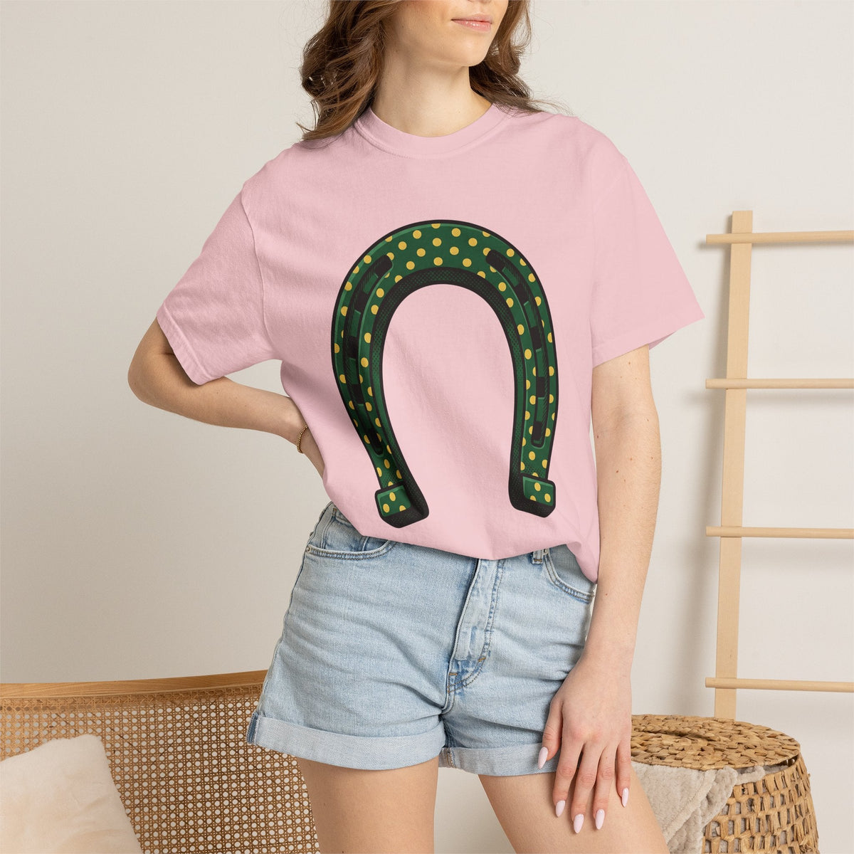 Lucky Horseshoe Shirt St Patrick's Day Amulet Gift Women product image 12