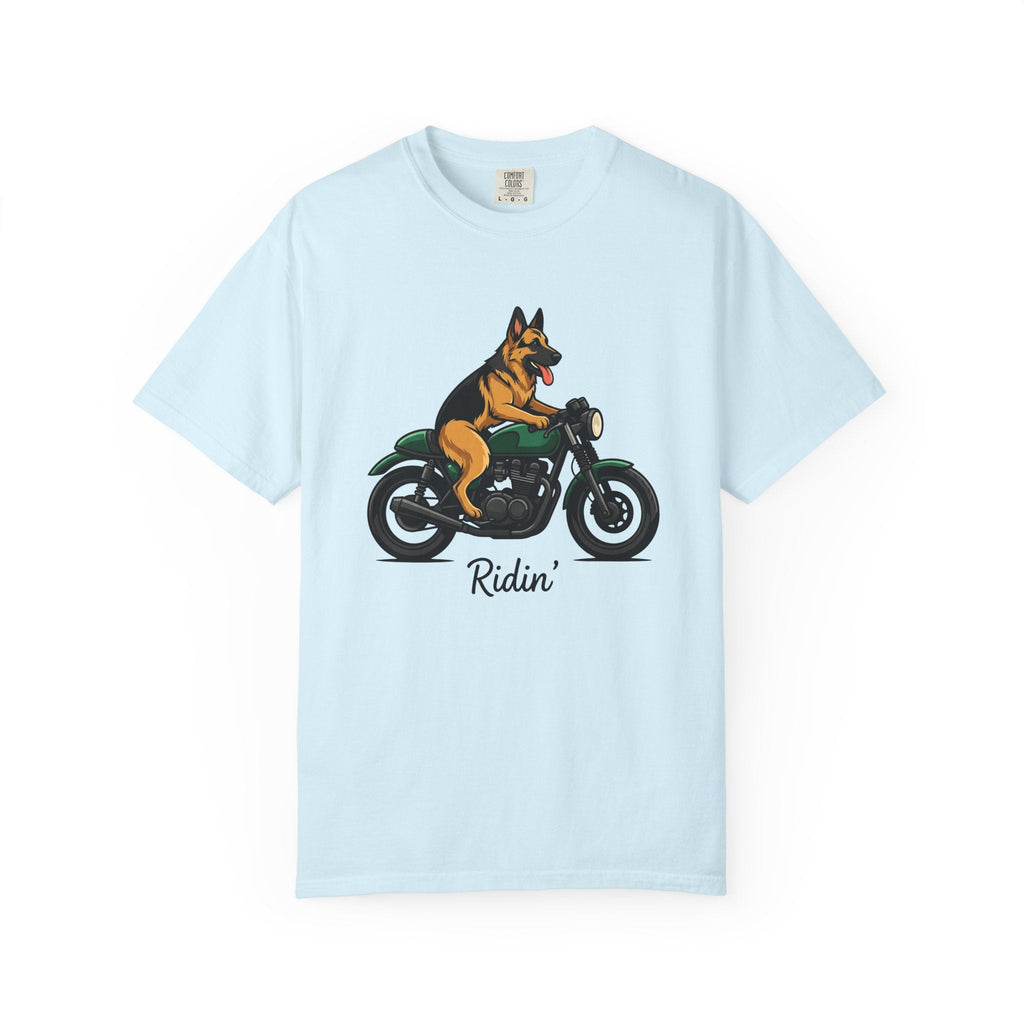German Shepherd Motorcycle Shirt Dog Biker Gear Unisex Gift product image 2