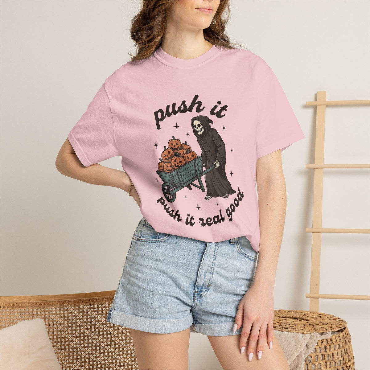 Grim Reaper Shirt Halloween Spooky Unisex Gift Vintage Tee product image 12