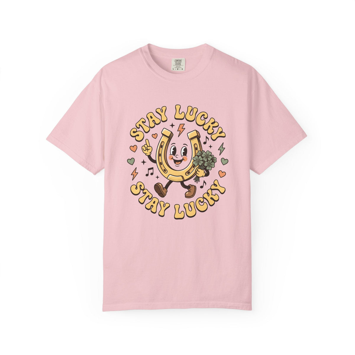 Horseshoe Shirt St. Patrick's Day Luck Unisex Gift Cartoon product image 3