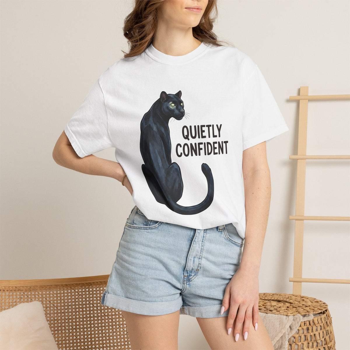 Black Panther Shirt Animal Unisex Gift Watercolor Tee product image 6