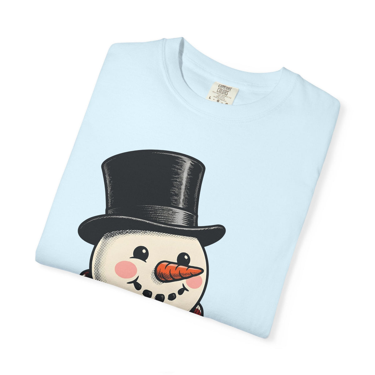Snowman Icon Shirt Christmas Cold Unisex Gift Cartoon Tee product image 8