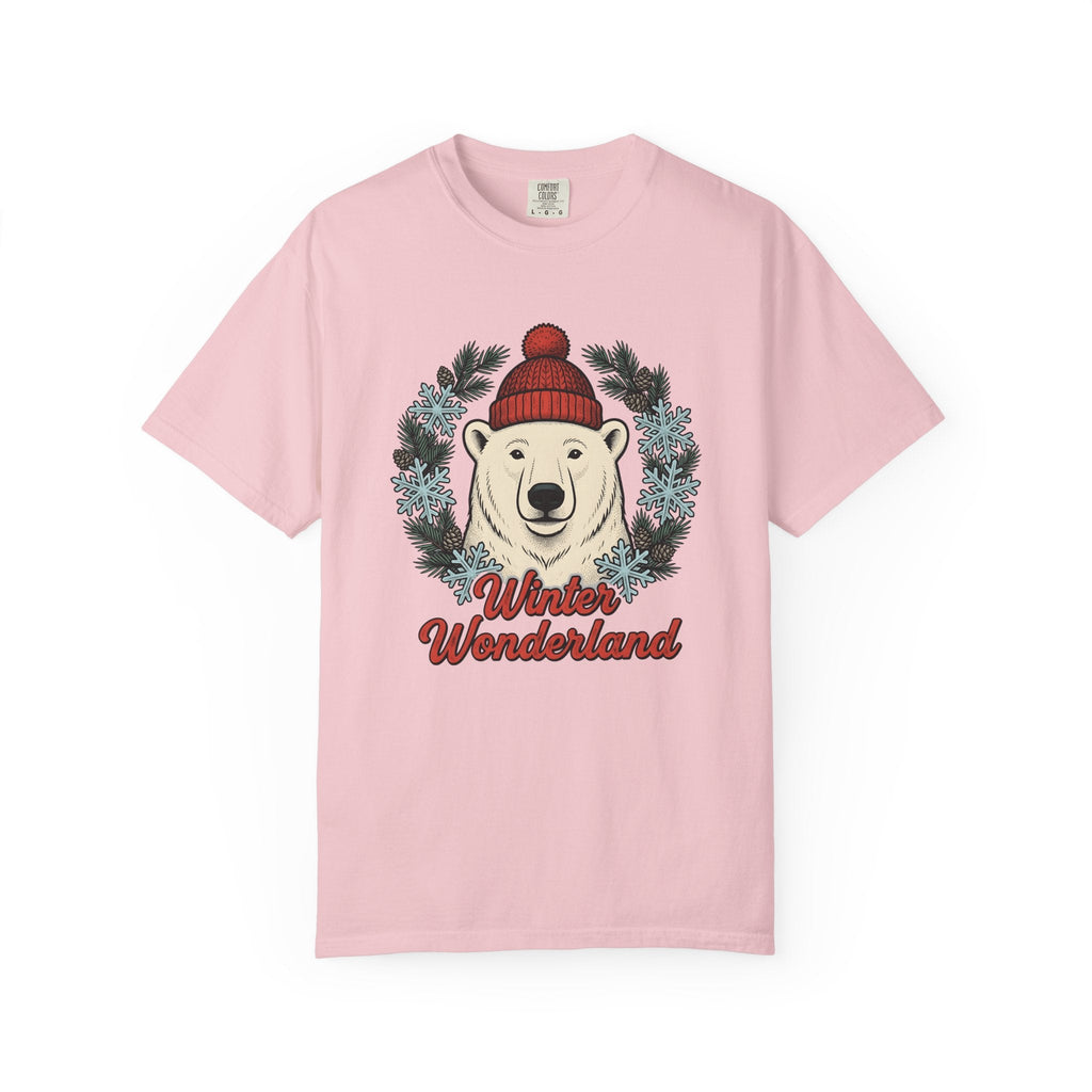 White Bear Shirt Christmas Wildlife Unisex Gift Sketch Tee product image 3