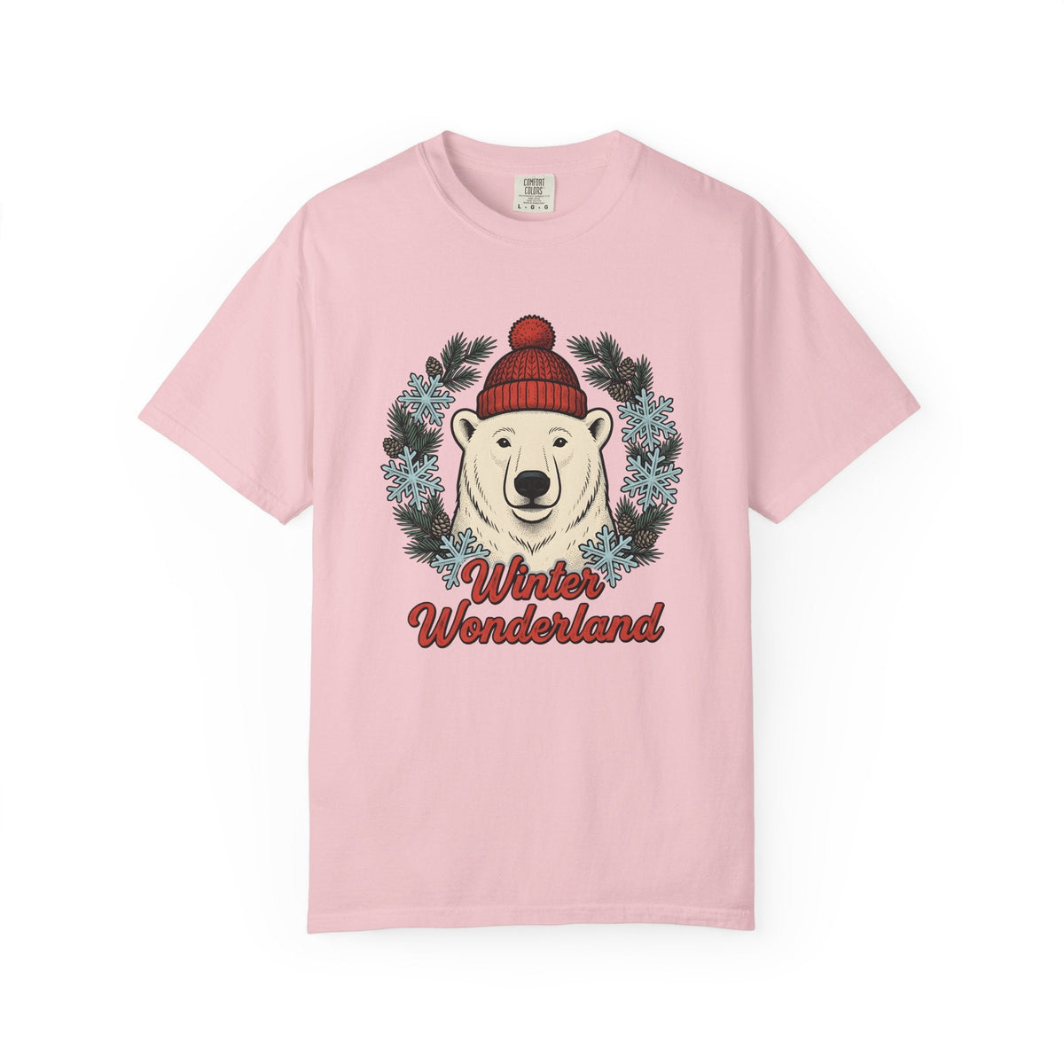 White Bear Shirt Christmas Wildlife Unisex Gift Sketch Tee product image 3