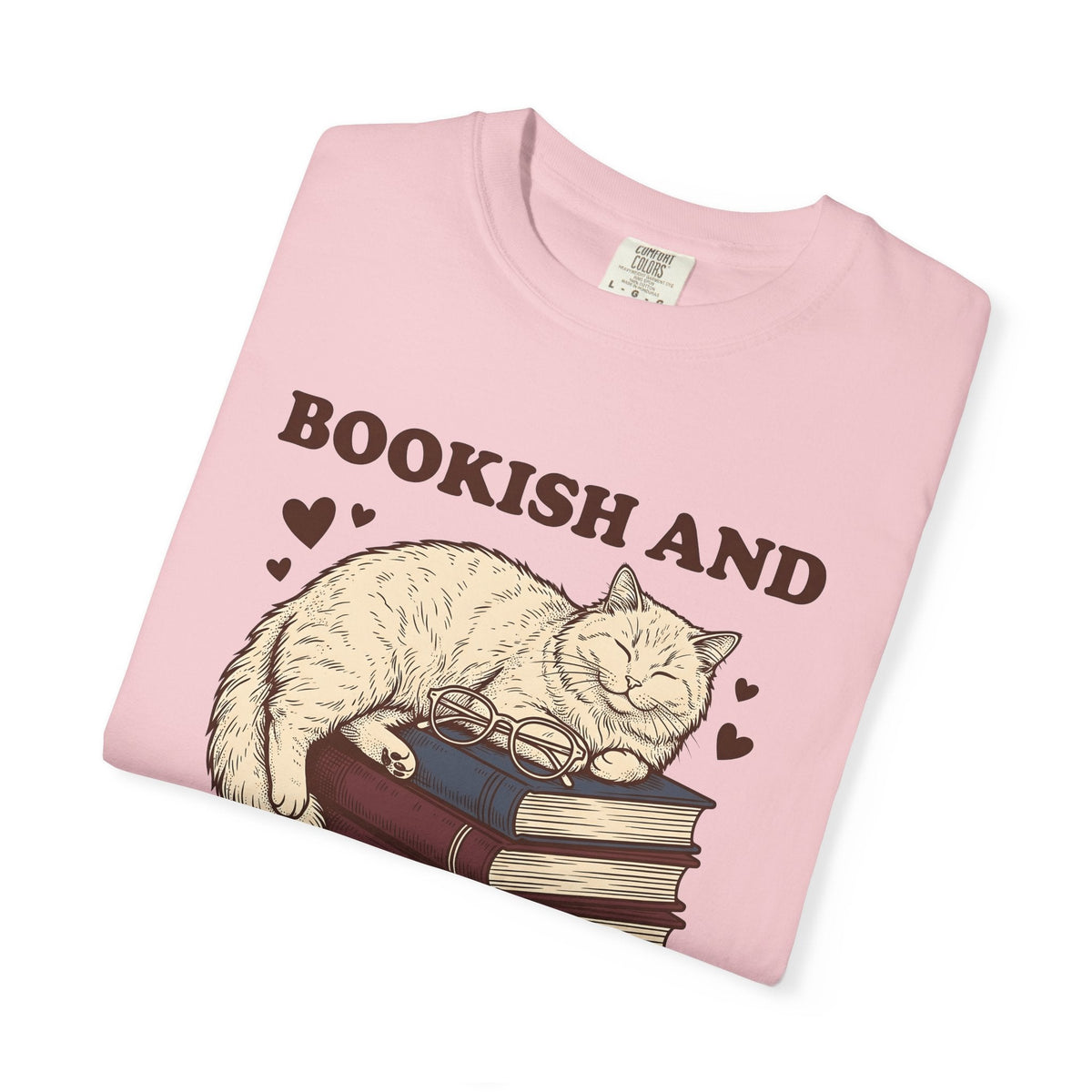 Kitten Novels Shirt Cat Reader Gift Women Retro Tee Novel product image 11