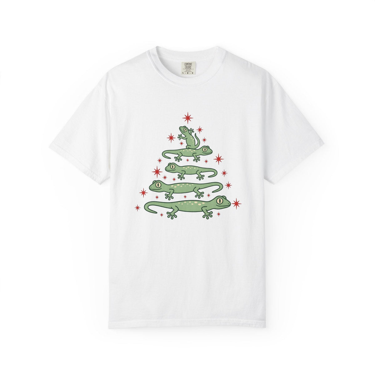Gecko Group Shirt Christmas Pets Unisex Gift Cute Tee product image 1