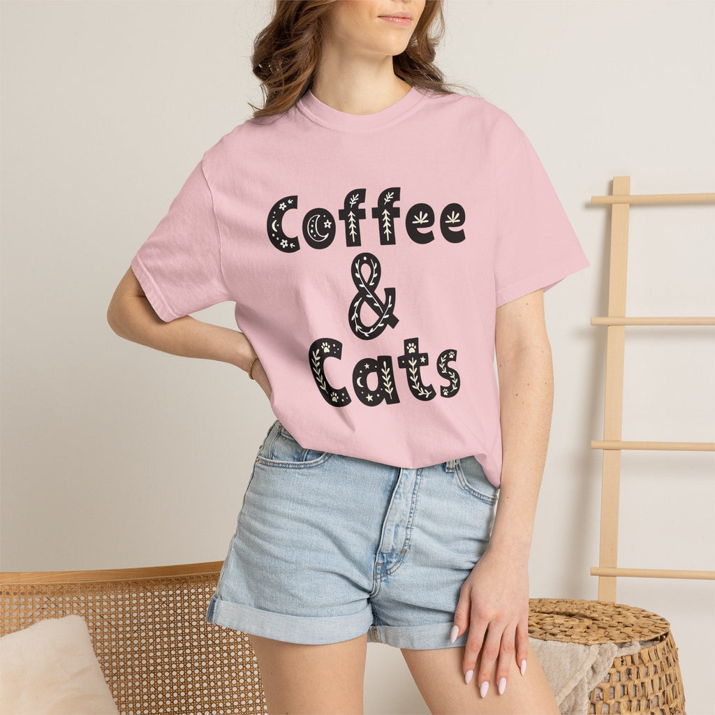 Coffee Cat Shirt Pet Unisex Gift Boho Tee Kitty T-Shirt Fan product image 12