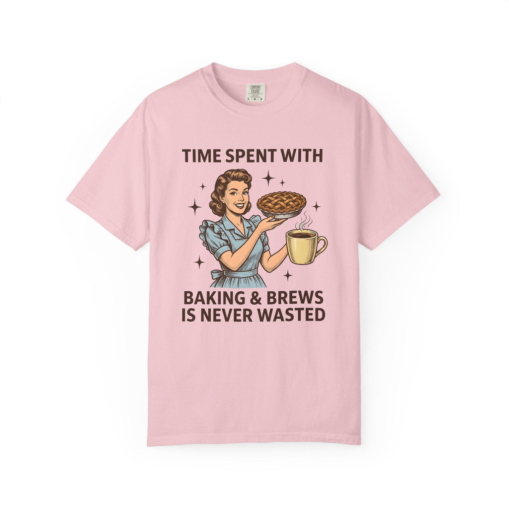 Woman Pie Coffee Shirt Baking Gift for Women Vintage Tee product image 3